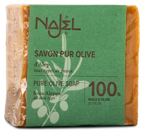 Najel Olive Oil Aleppo Soap 100%,  - Najel
