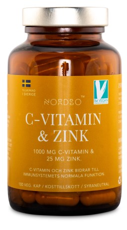 Nordbo C-vitamin & Zink,  - Nordbo