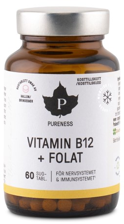 Pureness Vitamin B12 + Folat,  - Pureness