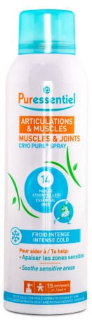 Puressentiel Muscles & Joints Cryo Pure Spray w 14 Essential Oil,  - Puressentiel
