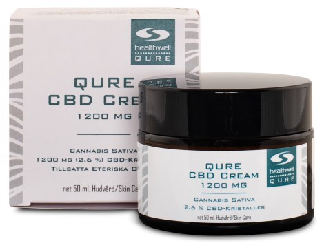 QURE CBD Cream 1200 mg,  - Healthwell QURE