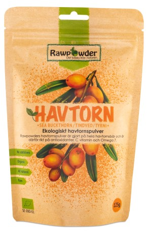RawPowder Havtorn pulver,  - RawPowder