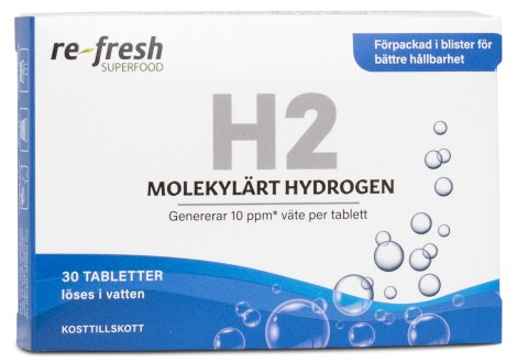 -localization-error-products-images-main-thumbnail- Re-fresh Superfood H2 - Molekyl�rt Hydrogen, 30 tabletter
