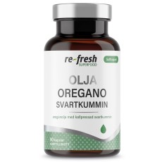 Re-fresh Superfood Oregano og sortkommenolie