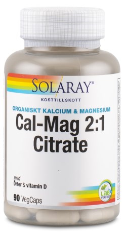 Solaray Cal-Mag 2:1 Citrate,  - Solaray