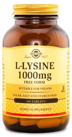 Solgar L-Lysine 1000 mg,  - Solgar