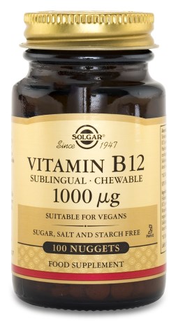 Solgar Vitamin B12 1000 mcg,  - Solgar
