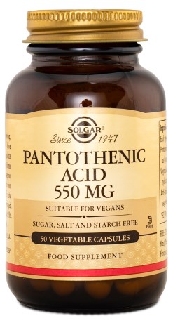 Solgar Vitamin B5 Pantothensyre - Solgar