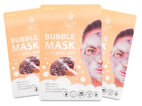 -localization-error-products-images-main-thumbnail- StayWell Deep Cleansing Bubble Mask, 3-pak, Volcanic