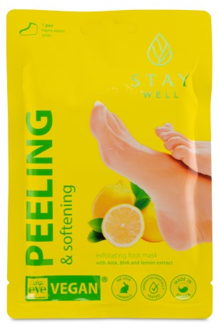 StayWell Peeling & Softening Foot Mask,  - StayWell