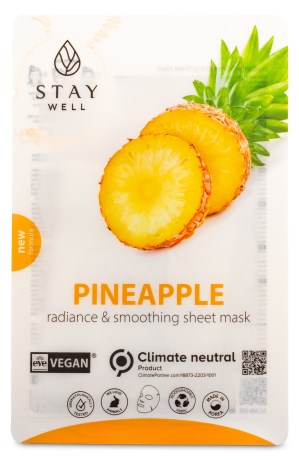 -localization-error-products-images-main-thumbnail- StayWell Vegan Sheet Mask, 1 stk, Pineapple