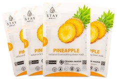 -localization-error-products-images-main-thumbnail- StayWell Vegan Sheet Mask, 4 -pack, Pineapple