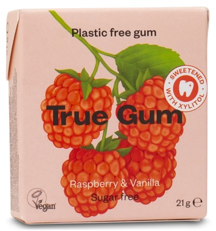 -localization-error-products-images-main-thumbnail- True Gum Tyggegummi, 1 stk, Raspberry & Vanilla
