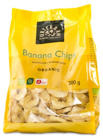 Urtekram Bananchips Organic,  - Urtekram