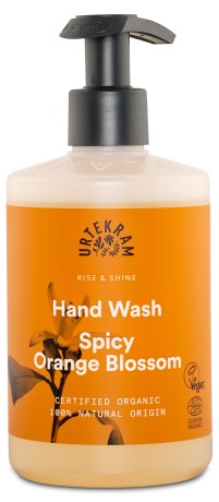Urtekram Rise & Shine Spicy Orange Blossom Hand Wash liquid,  - Urtekram Nordic Beauty