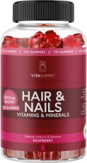 -localization-error-products-images-main-thumbnail- VitaYummy Hair & Nails, Raspberry, 110 Gummies