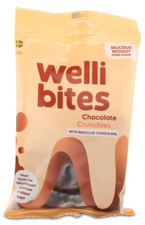 Wellibites Chocolate Crunchies,  - Wellibites