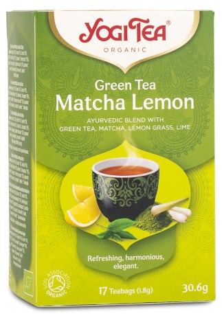 Yogi Tea Green Tea Matcha Lemon,  - Yogi