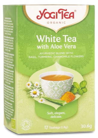 Yogi Tea White Tea With Aloe Vera,  - Yogi