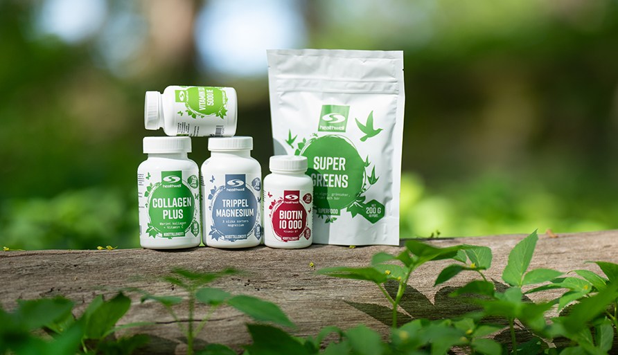 Vores produktserie Healthwell. 