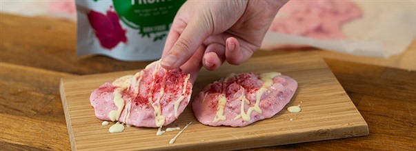 Frozen yoghurt bites