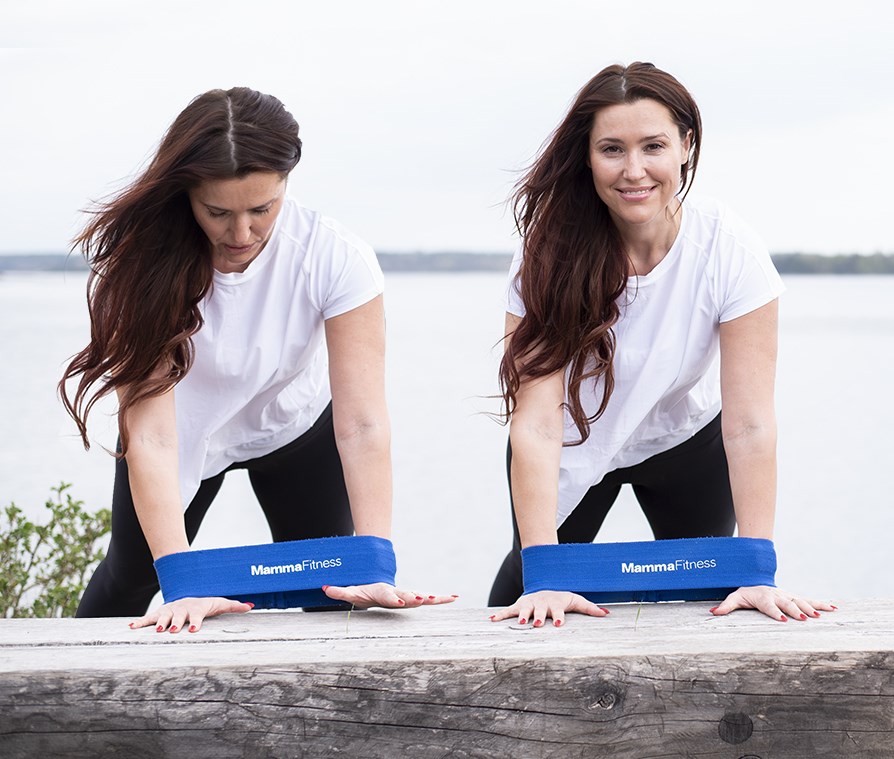 Olga Rönnberg udfører sidegang med hænderne. Olga Rönnberg udfører sidegang med hænderne.