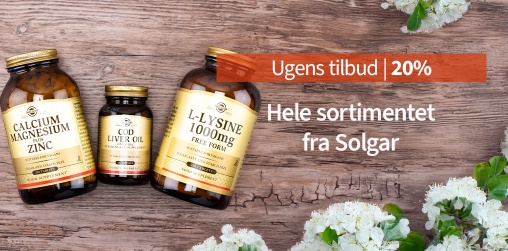 Uge 20: Solgar 20 %