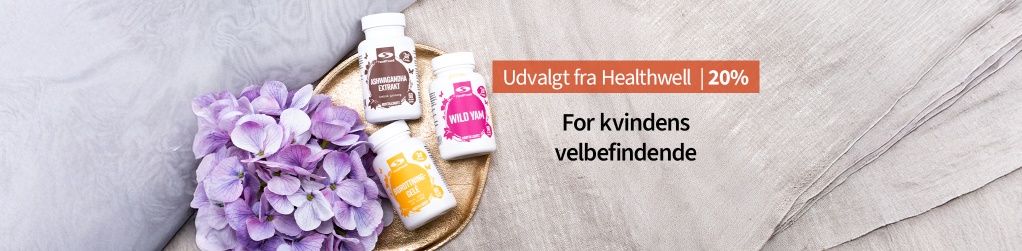 Udvalgt til kvindehelse fra Healthwell - 20 %