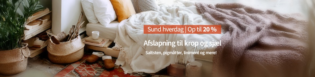 Afslapning for krop og sjl - Op til 20 %