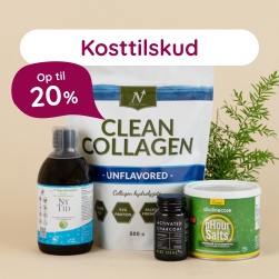 Kosttilskud - Op til 20%