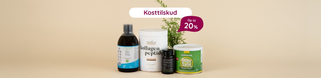Kosttilskud - Op til 20%