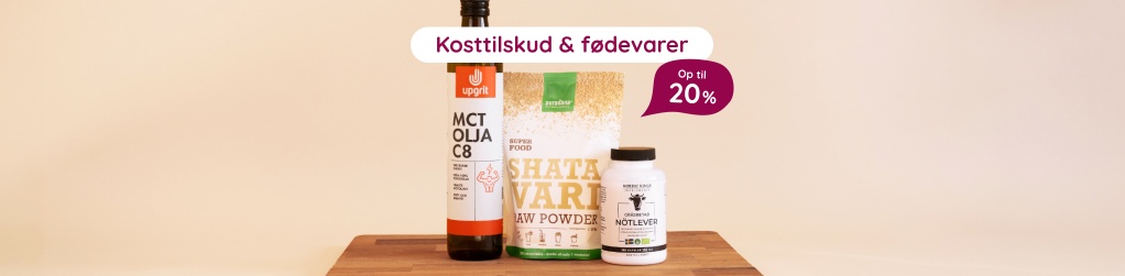 Kosttilskud & f�devarer - Op til 20%