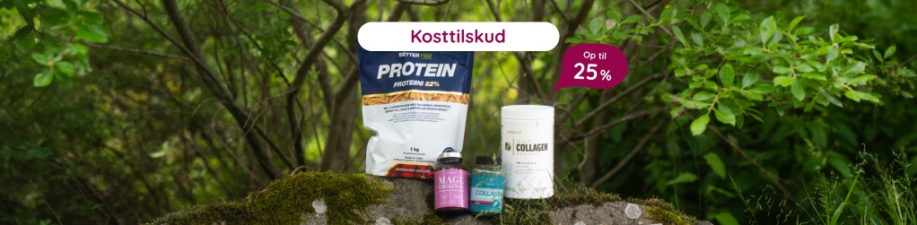 Kosttilskud - Op til 25%