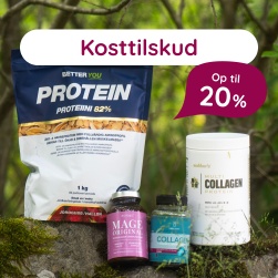 Kosttilskud - Op til 20%
