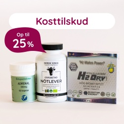 Kosttilskud - Op til 25%