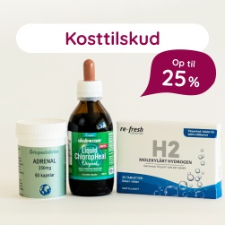 Kosttilskud - Op til 25%