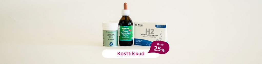 Kosttilskud - Op til 25%