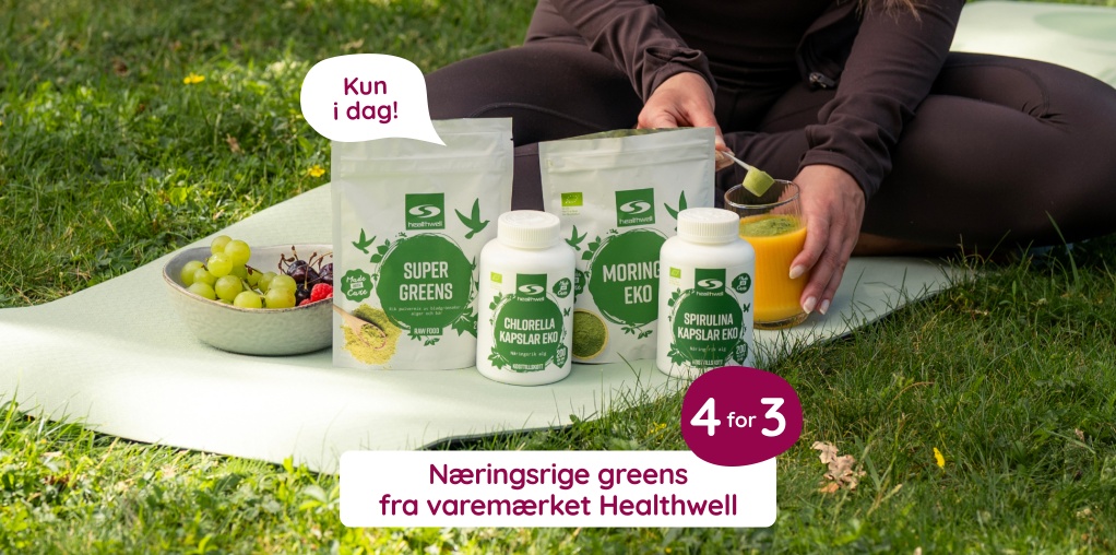 Kun i dag! 4 for 3 p� n�ringsrige greens