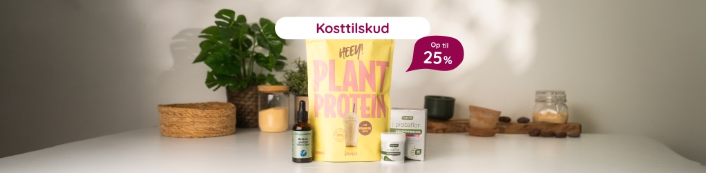 Kosttilskud - Op til 25%
