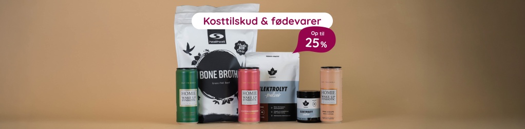 Kosttilskud & f�devarer - Op til 25%