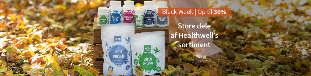 Black Week! Store dele af sortimentet fra mrket Healthwell - 20