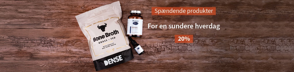 Kosttilskud - Op til 20 %