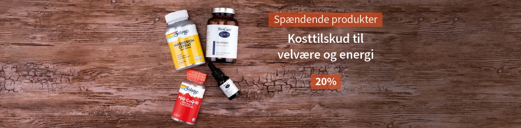 Kosttilskud - 20 %