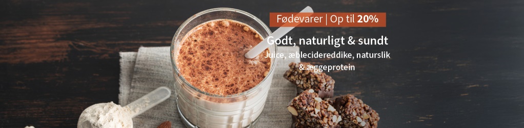 Fdevarer - Op til 20 %