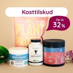 Kosttilskud - Op til 32%