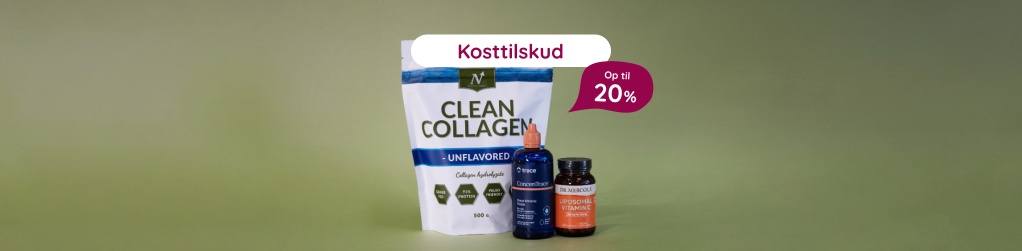 Kosttilskud - Op til 20%