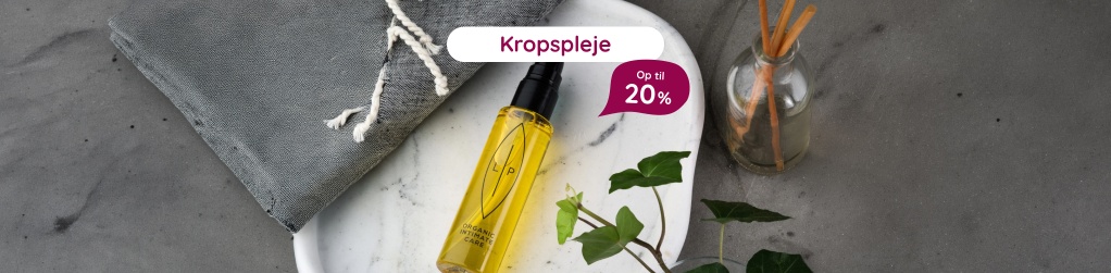 Kropspleje - Op til 20%