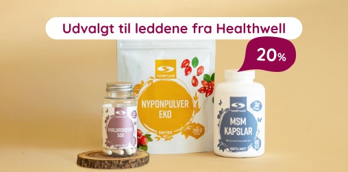 Udvalgt til leddene fra Healthwell - 20%