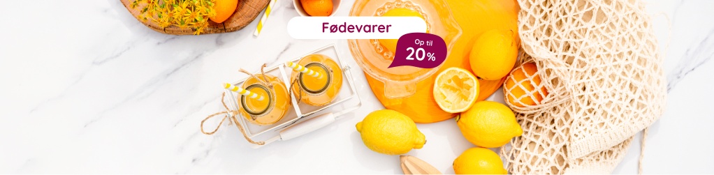 F�devarer - Op til 20%