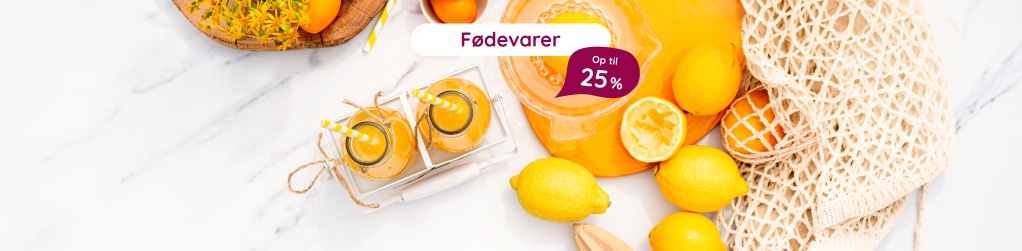 F�devarer - Op til 25%